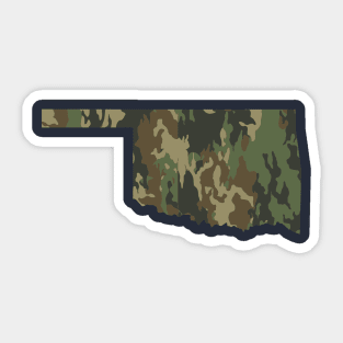 Oklahoma Camo Sticker